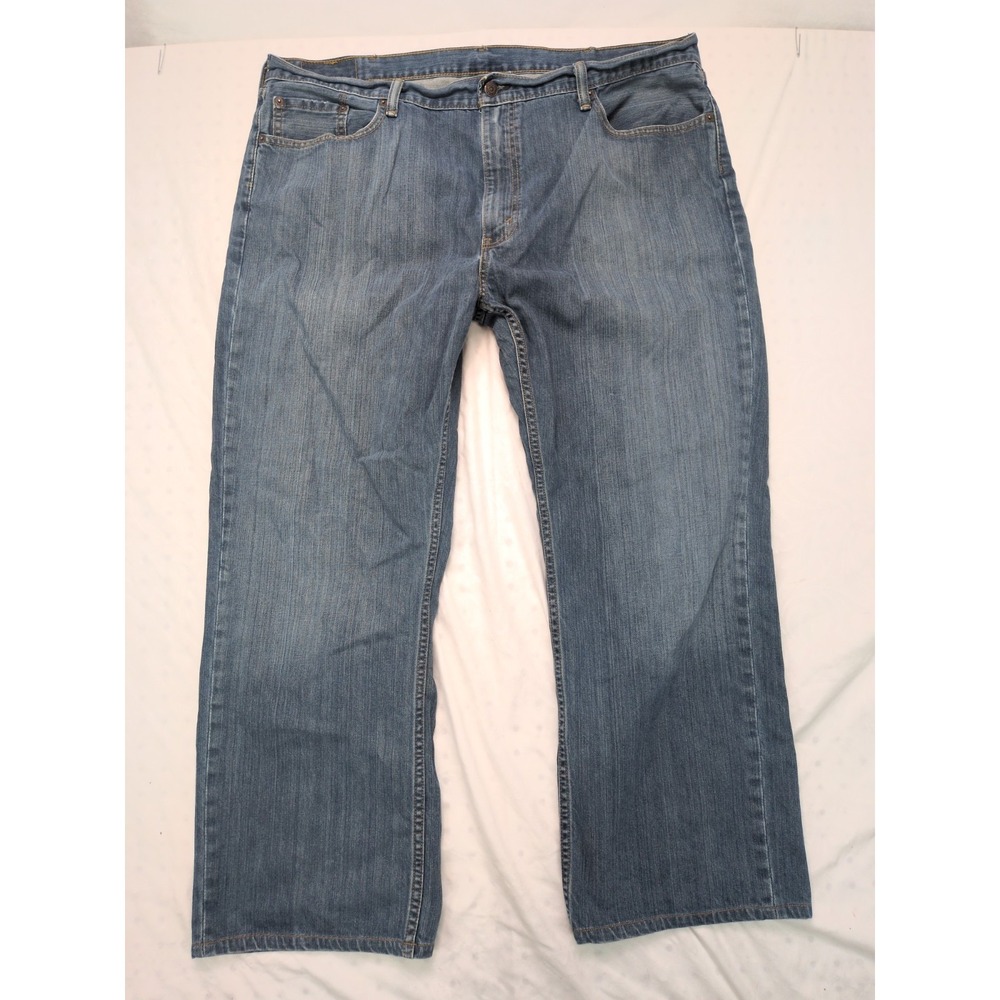 Levis 559 Jeans Mens 42x30 Blue Relaxed Straight Leg Denim Pants Comfortable Fit